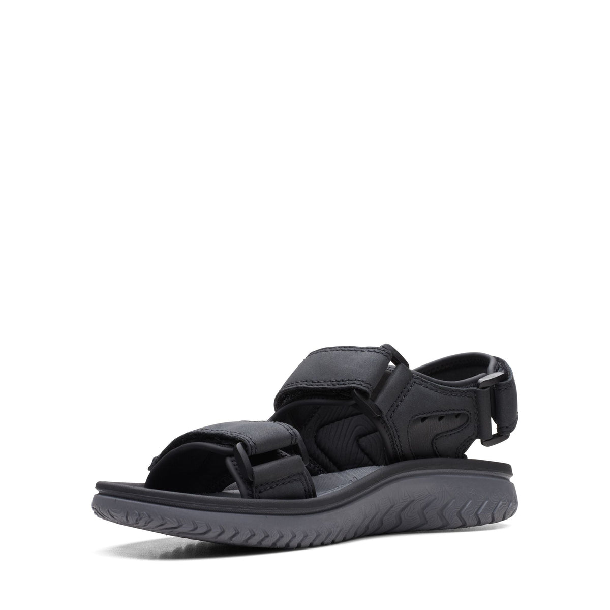 Clarks Wesley Bay Men's Black 26165205 — sole view