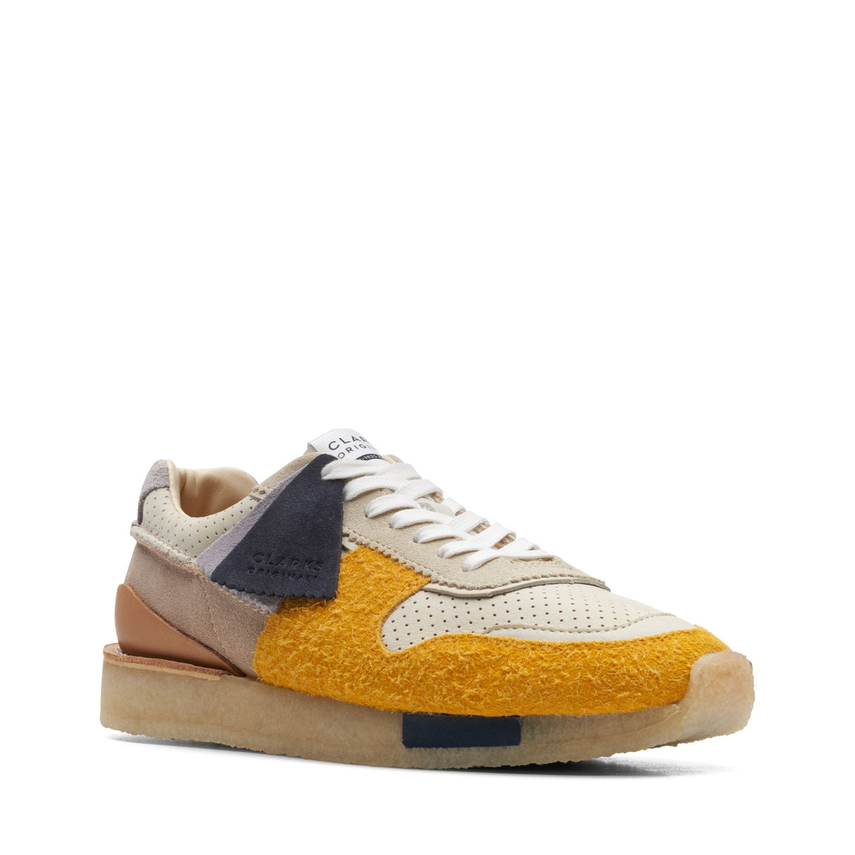 Clarks Originals Torrun Men's Yellow Combination Suede/ Nubuck 26165542 — side view