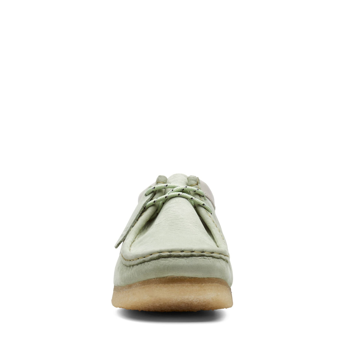 Clarks Originals Wallabee Men's Pale Green Nubuck 26165557 — rear view