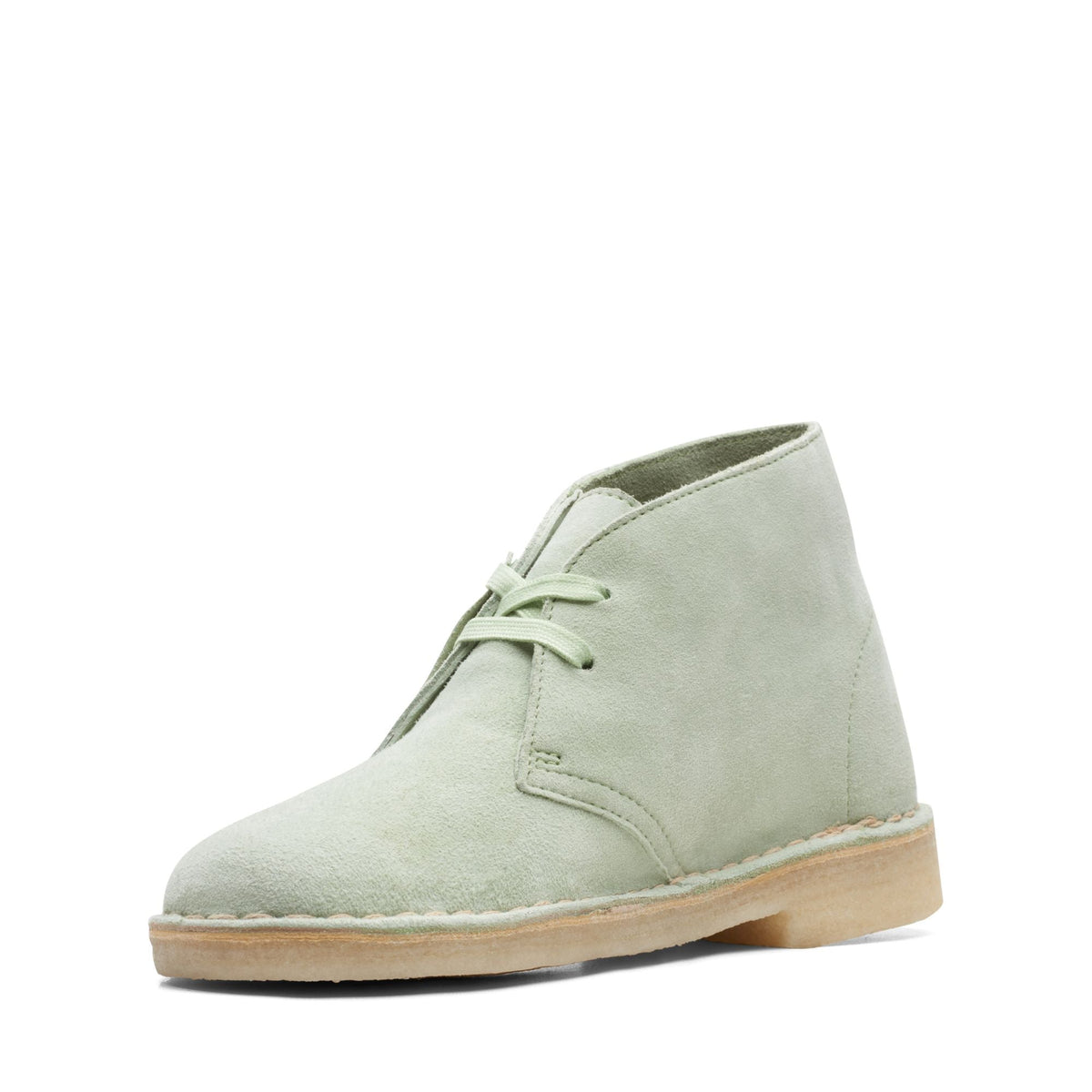 Clarks Originals Desert Boot Women's Pale Green 26165559 — sole view
