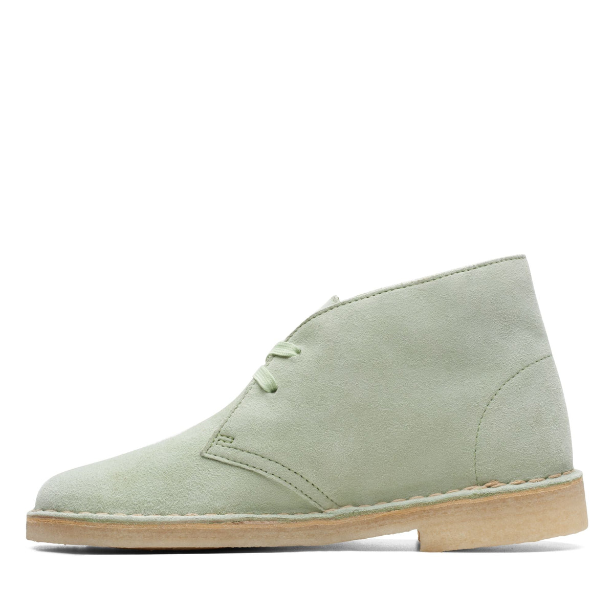 Clarks Originals Desert Boot Women's Pale Green 26165559 — detail view