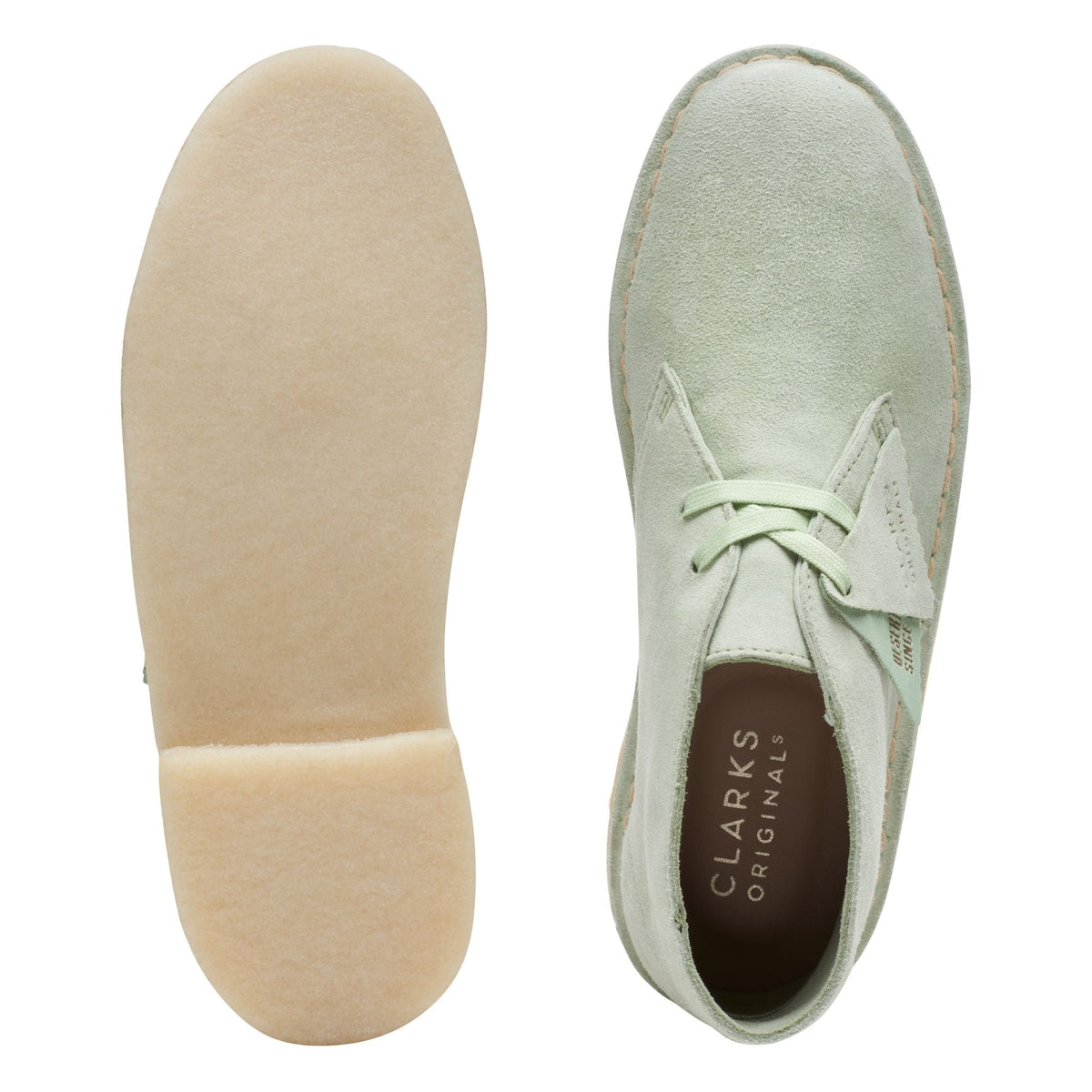 Clarks Originals Desert Boot Women's Pale Green 26165559 — product view 7