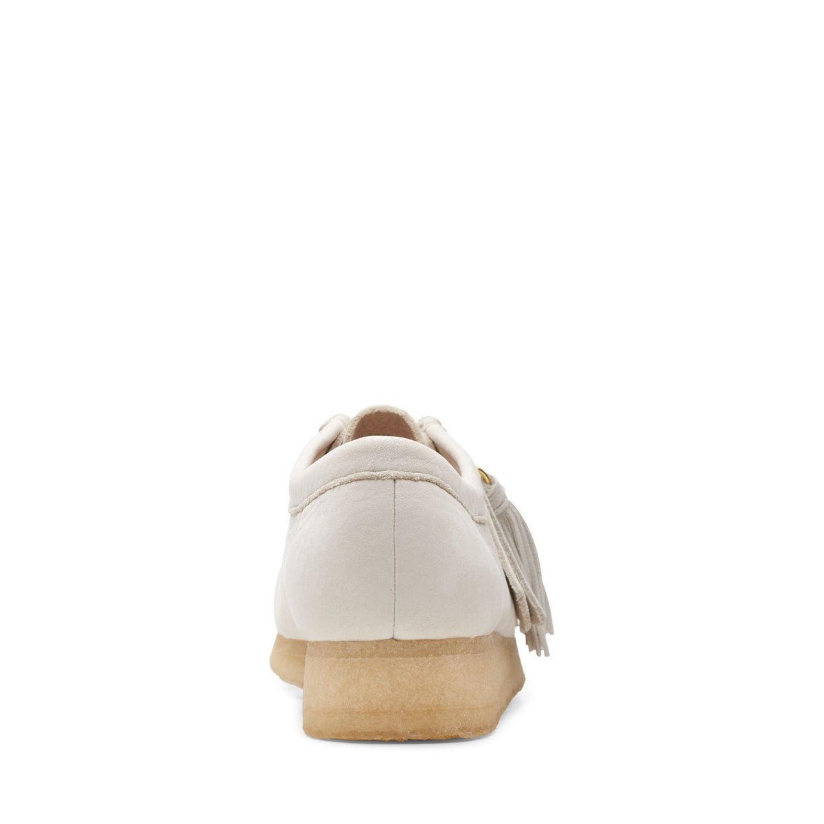 Clarks Originals Wallabee Women's White Nubuck 26165560 — top view