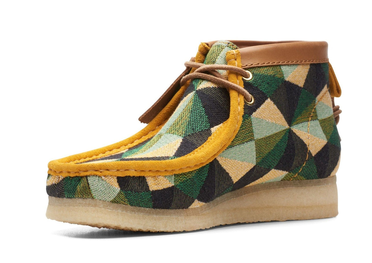 Clarks Originals Wallabee Boot Men's Green/Multicolor 26165732 — sole view