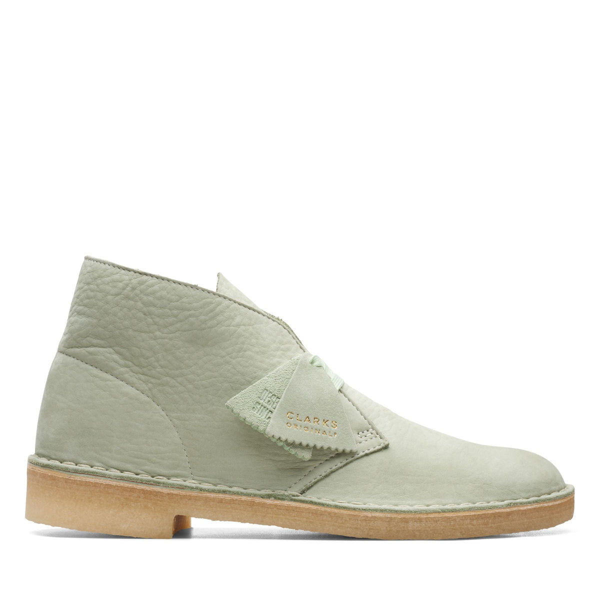 Clarks Originals Desert Boot Men's Pale Green Leather 26165743