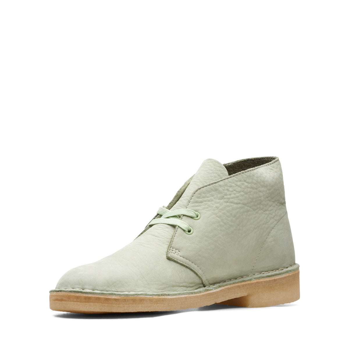 Clarks Originals Desert Boot Men's Pale Green Leather 26165743 — sole view
