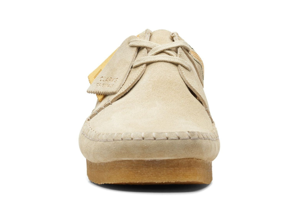 Clarks Originals Weaver Men's Tan/Maple Emb Suede 26165782 — rear view