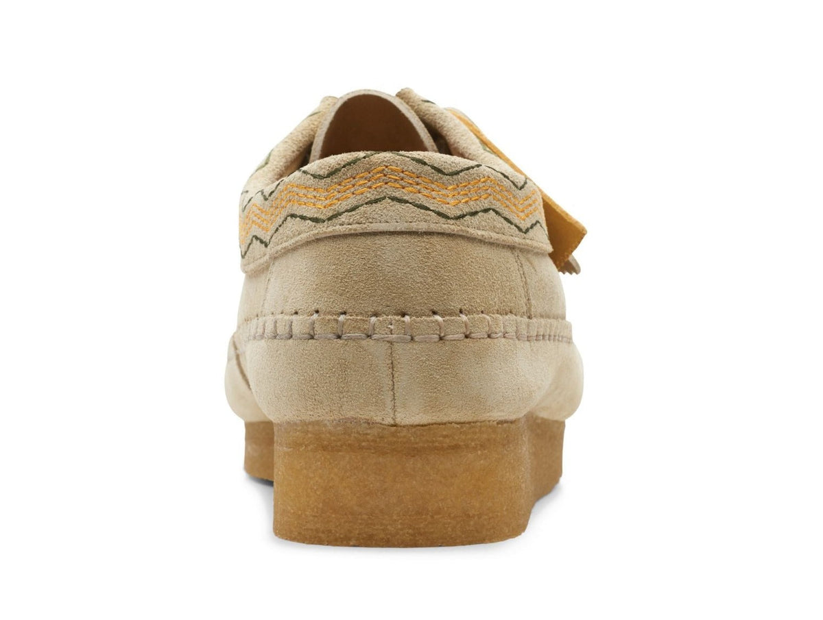 Clarks Originals Weaver Men's Tan/Maple Emb Suede 26165782 — top view
