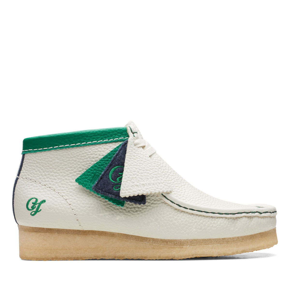 Clarks Originals Wallabee Boot Women's Cream Multi Leather 26165818