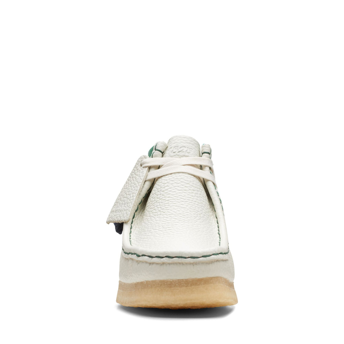 Clarks Originals Wallabee Boot Women's Cream Multi 26165818 — rear view