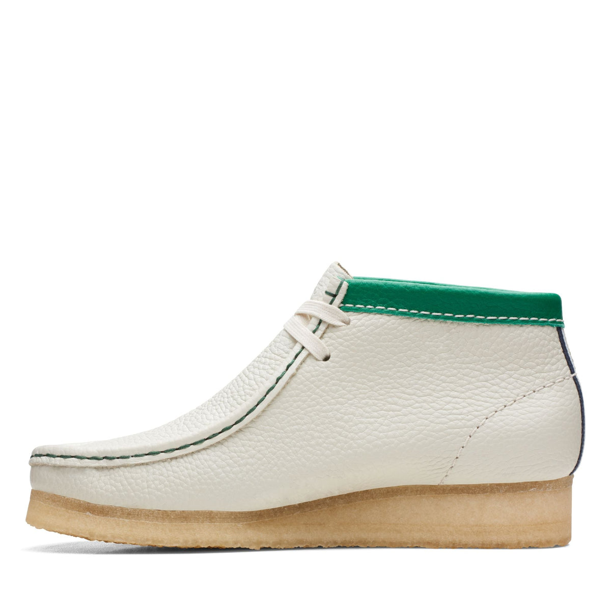 Clarks Originals Wallabee Boot Women's Cream Multi 26165818 — detail view