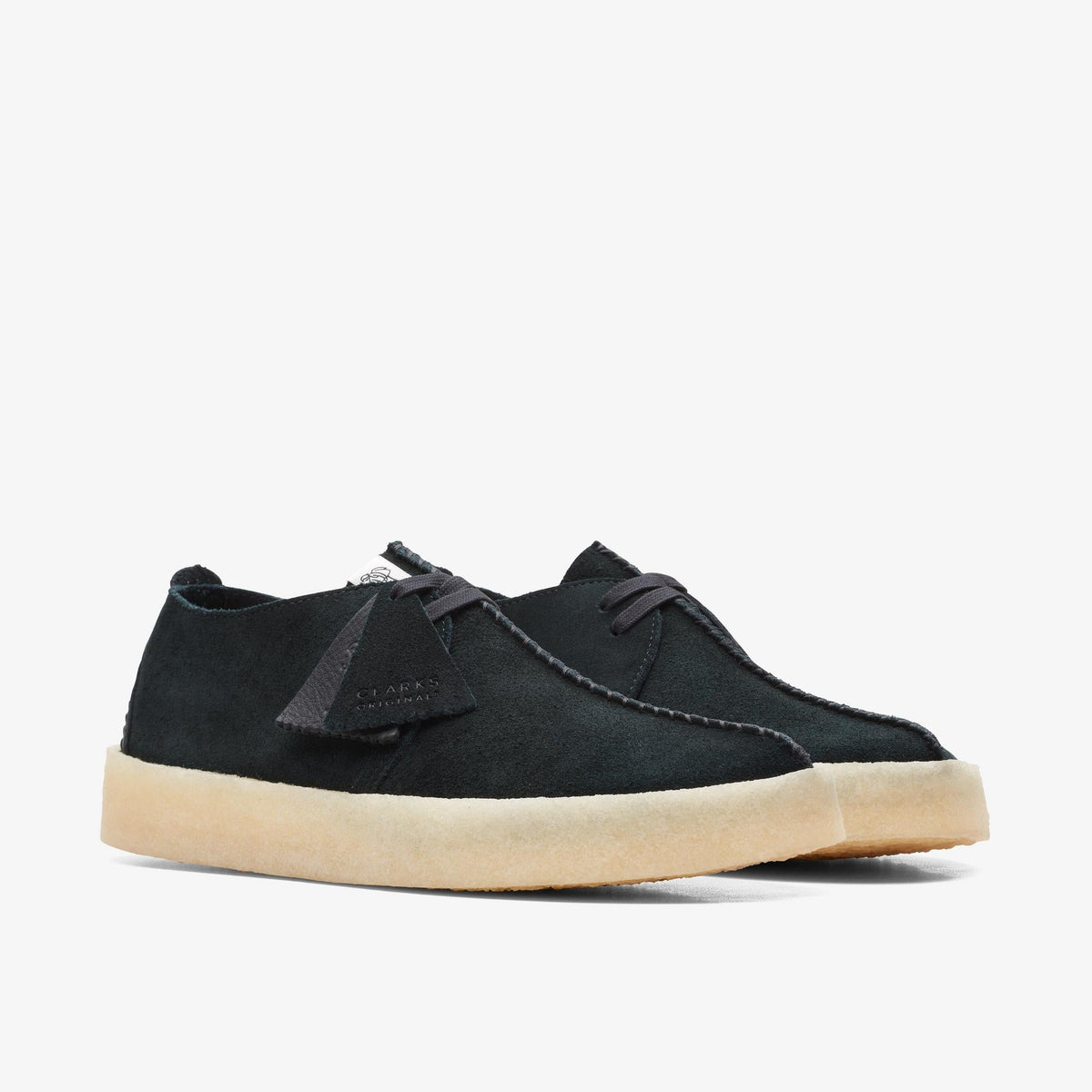 Clarks TREK CUP Men's Black Suede 26165826 — sole view