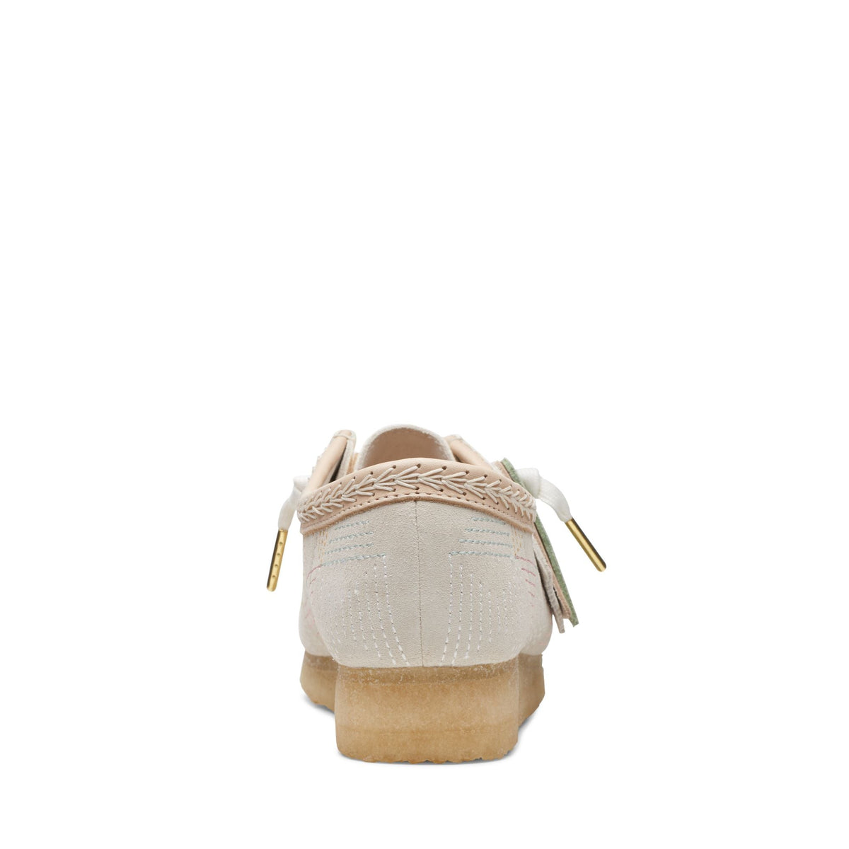 Clarks Originals Wallabee Men's Off White Hairy 26165918 — top view