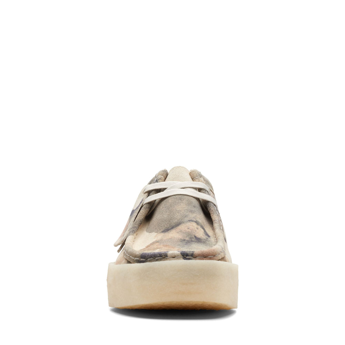 Clarks Originals Wallabee Cup Men's White Leather 26166081 — rear view