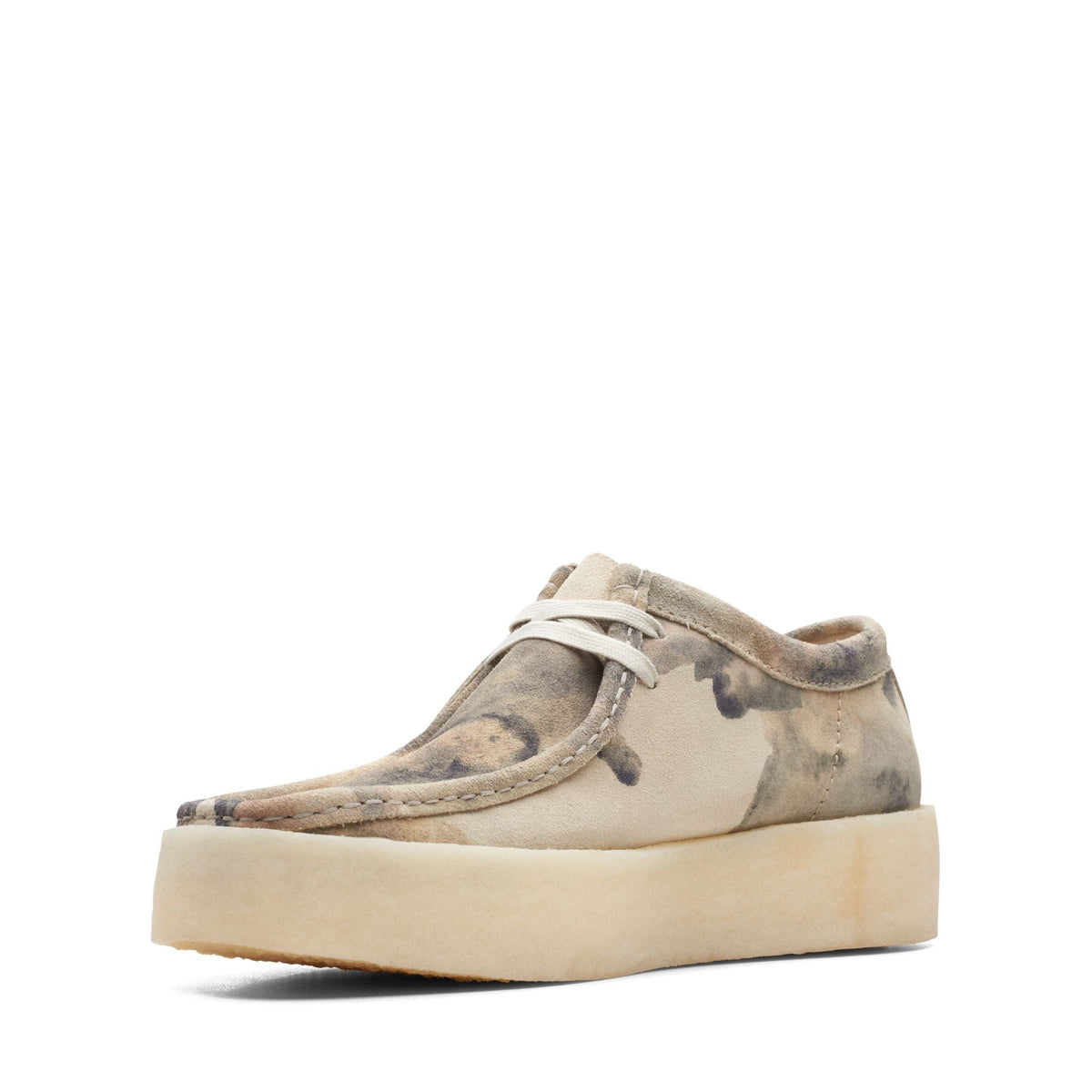 Clarks Originals Wallabee Cup Men's White Leather 26166081 — sole view
