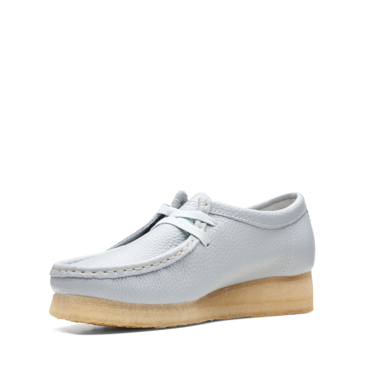 Clarks Originals Wallabee Women's Blue Suede 26166157 — sole view