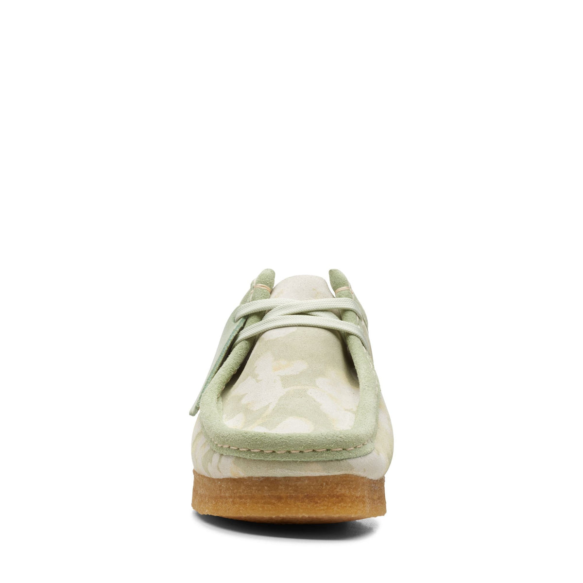 Clarks Originals Wallabee Women's Green Floral 26166166 — rear view