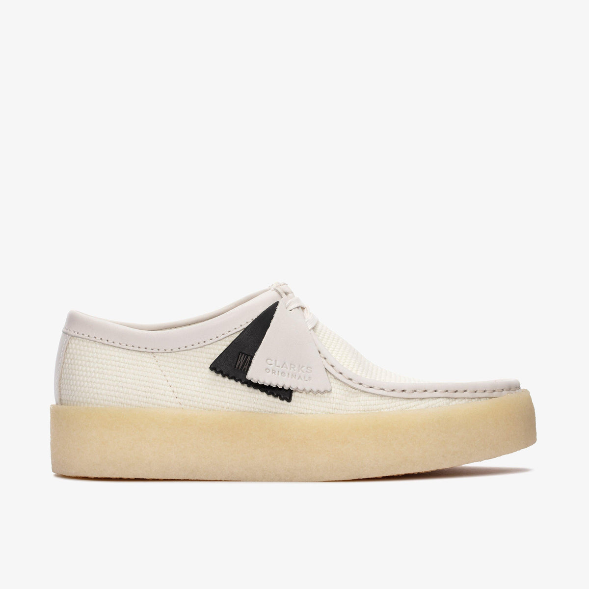 Clarks Originals Wallabee Cup Men's Off White Textile 26166218