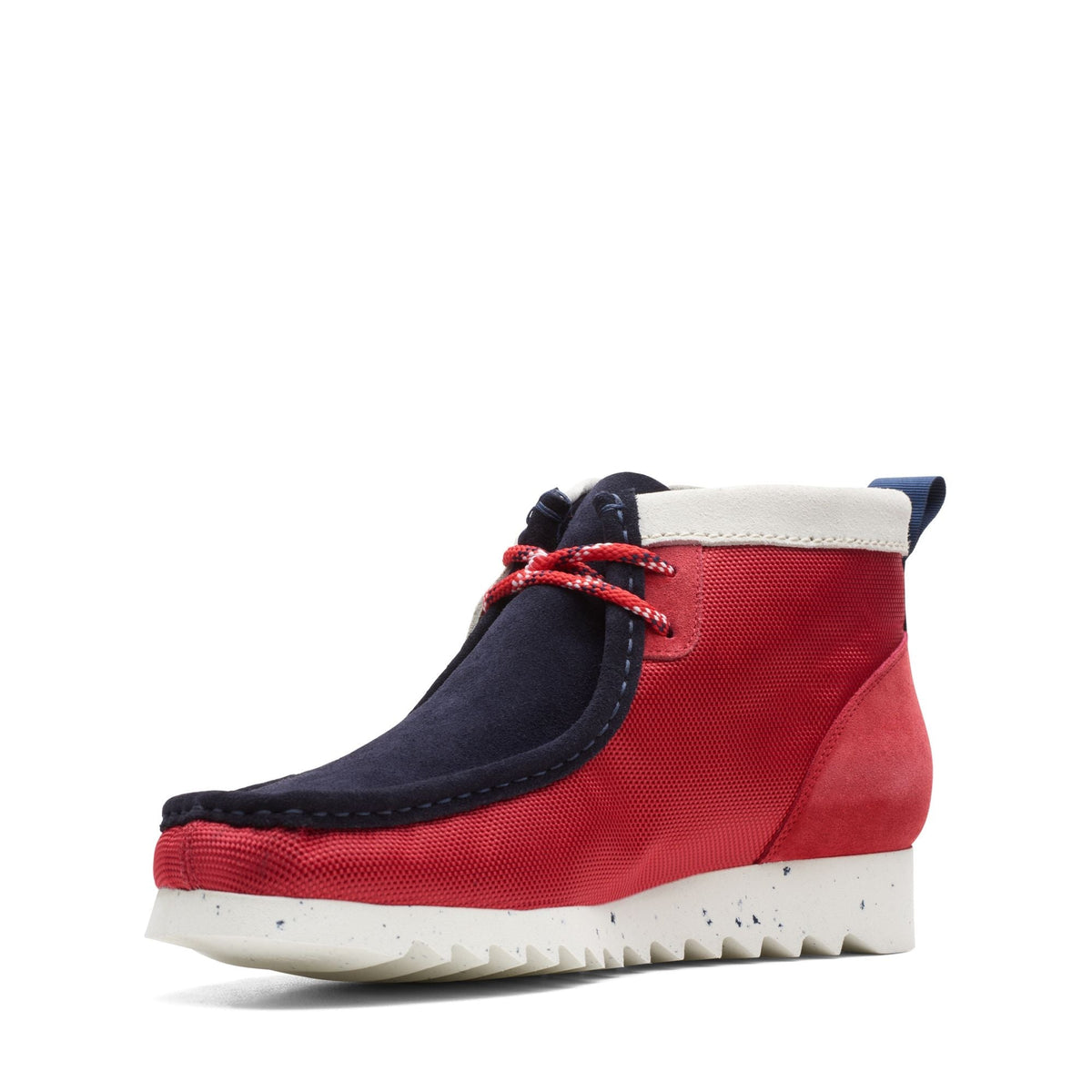 Clarks Originals Wallabee FTRE Men's Red/Ink Suede 26167235 — sole view