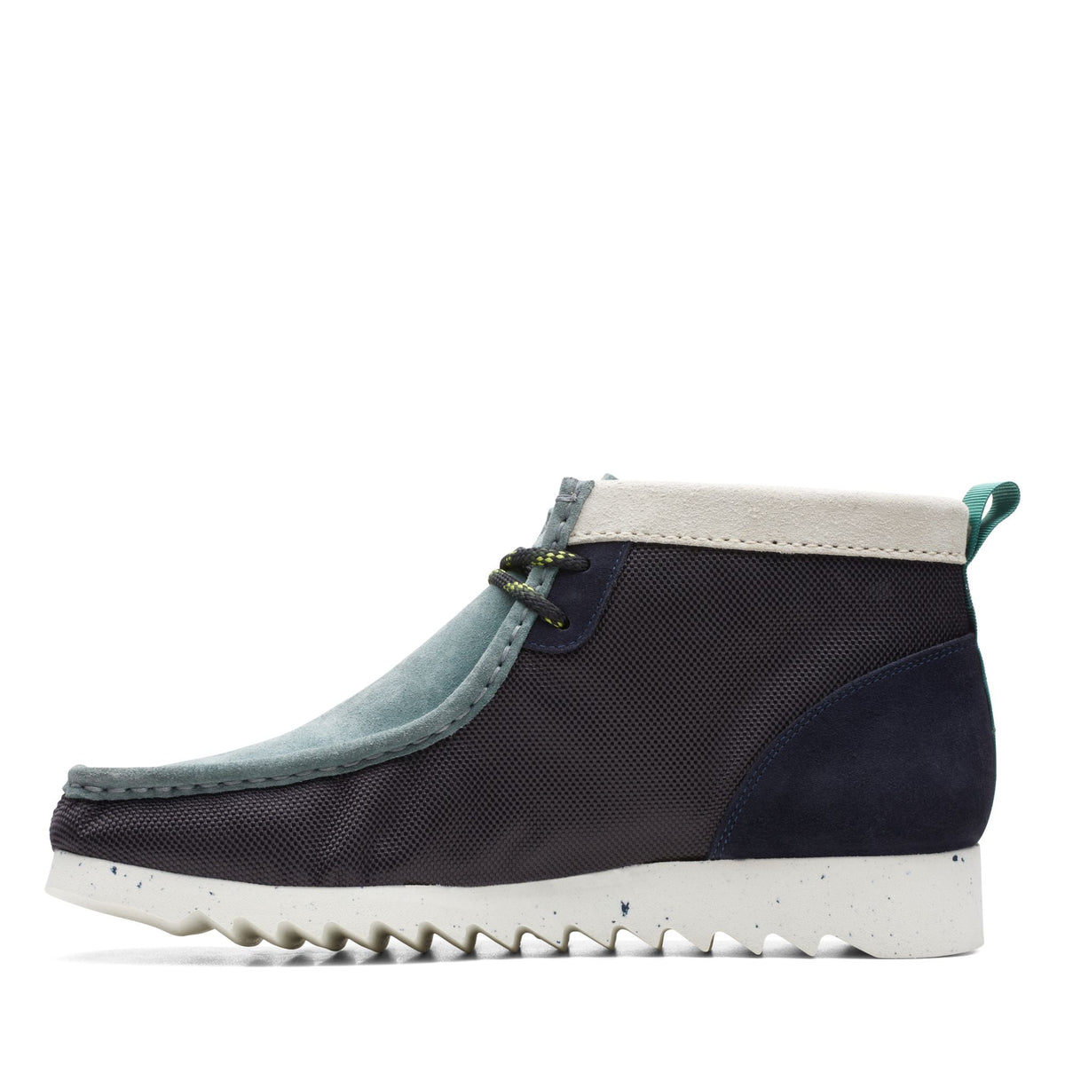 Clarks Originals Wallabee Men's Blue/Green Suede/Mesh 26167237 — detail view