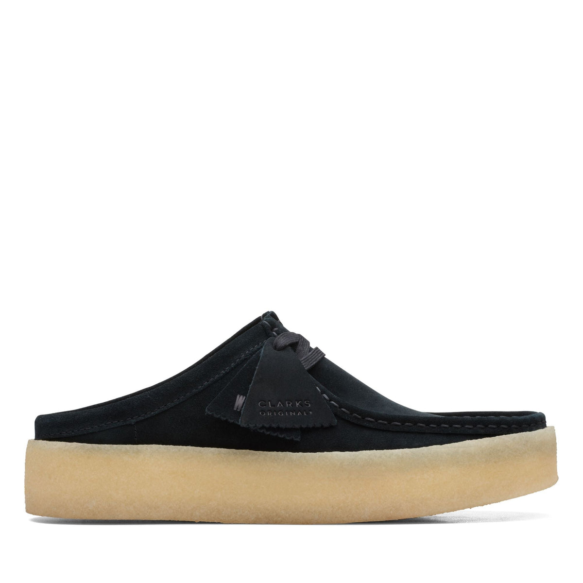 Clarks Originals Wallabee Cup Men's Black Suede 26167285