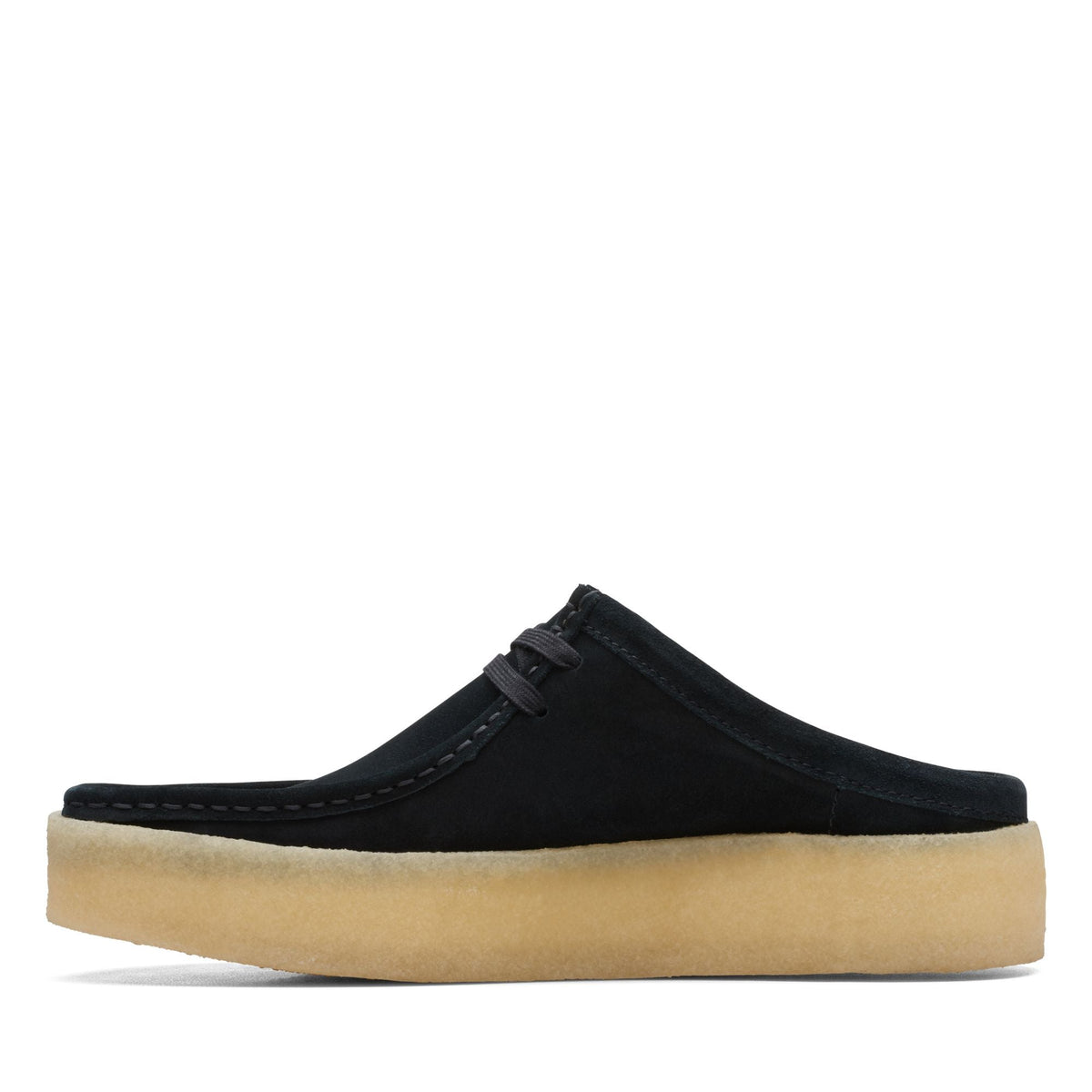 Clarks Originals Wallabee Cup Men's Black Suede 26167285 — detail view