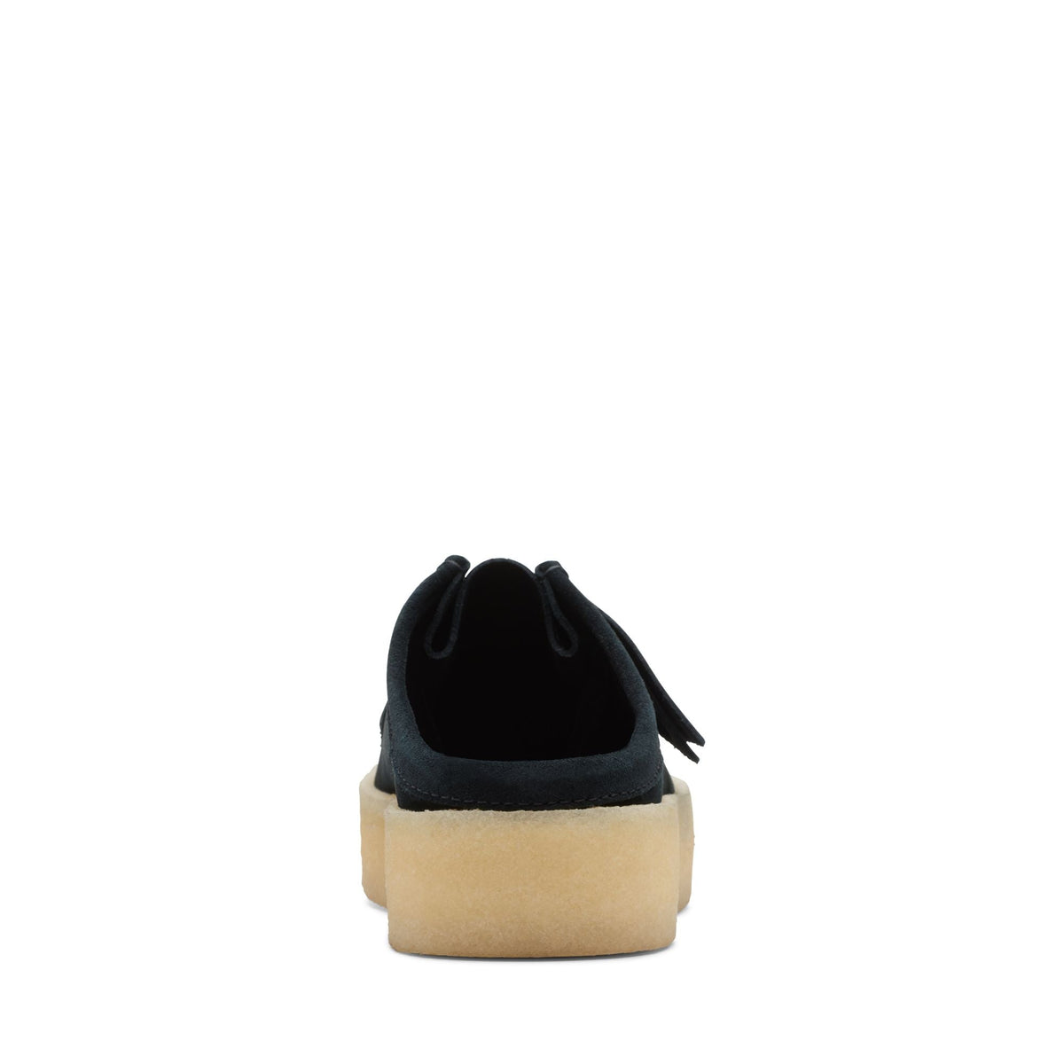 Clarks Originals Wallabee Cup Men's Black Suede 26167285 — top view