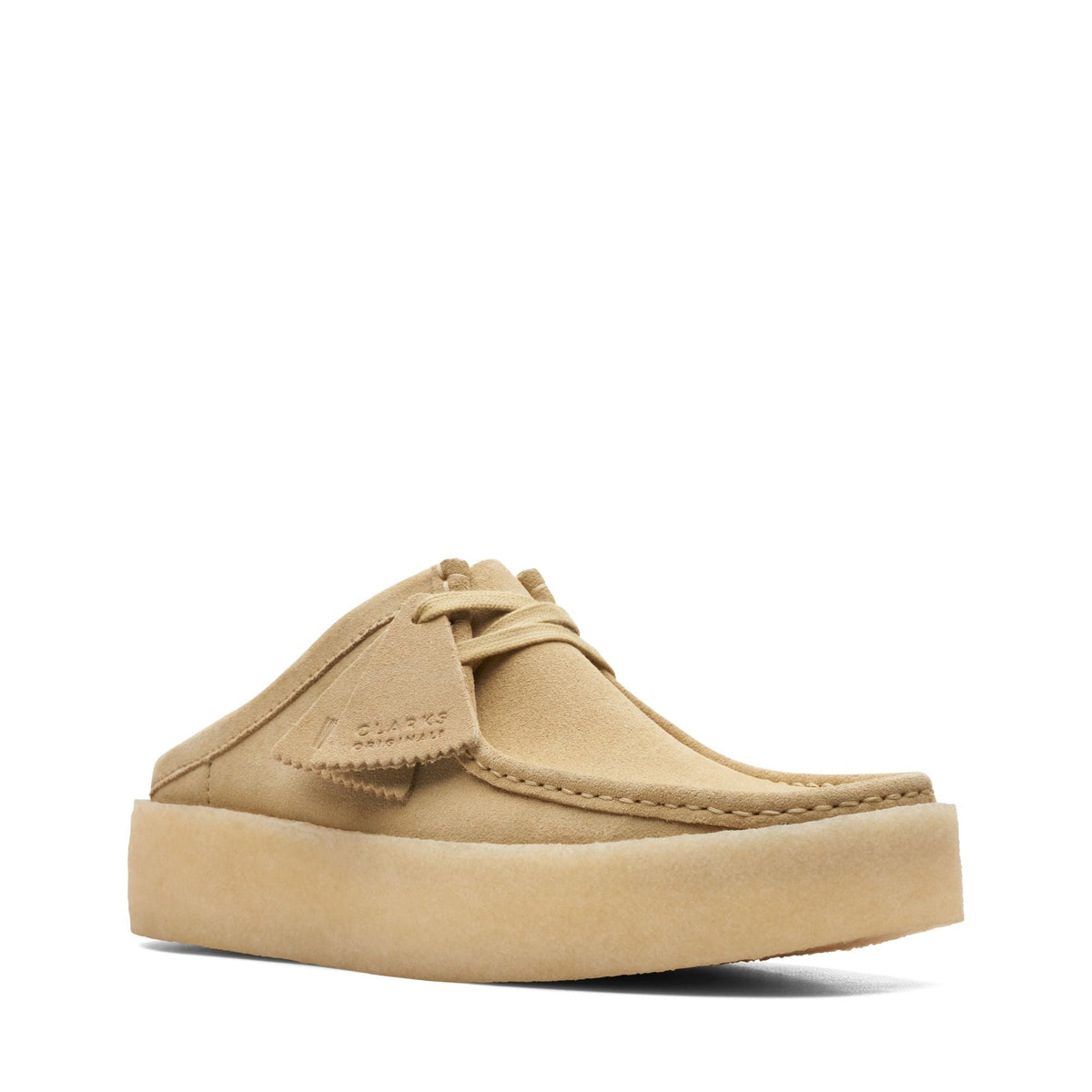 Clarks Originals Wallabeecup Lo Men's Maple Suede 26167286 — side view