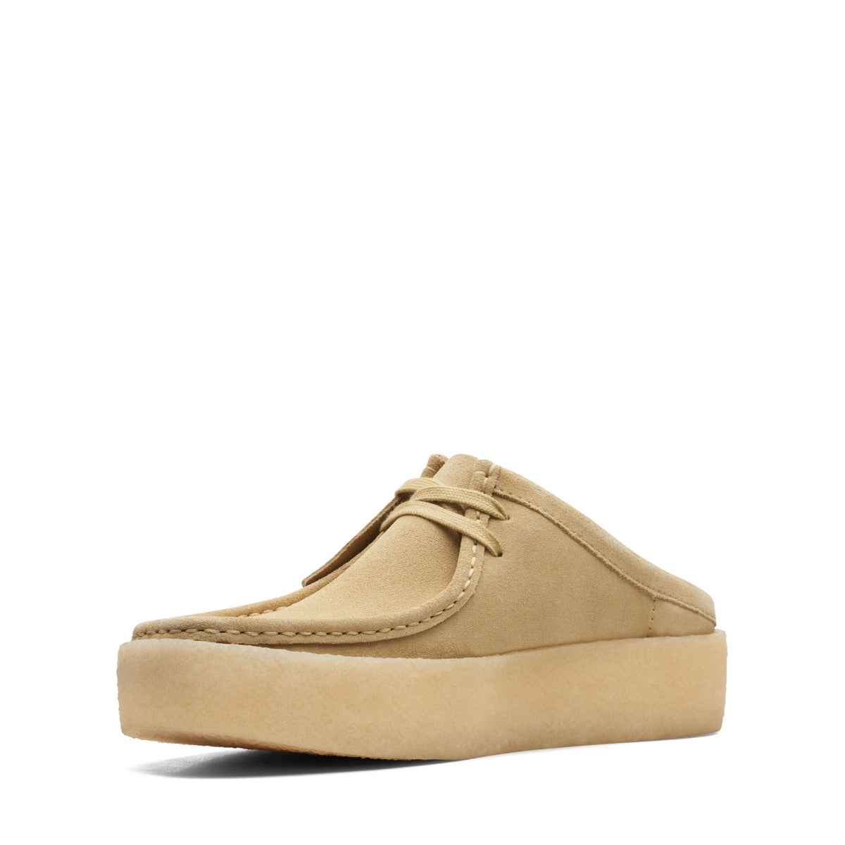 Clarks Originals Wallabeecup Lo Men's Maple Suede 26167286 — sole view