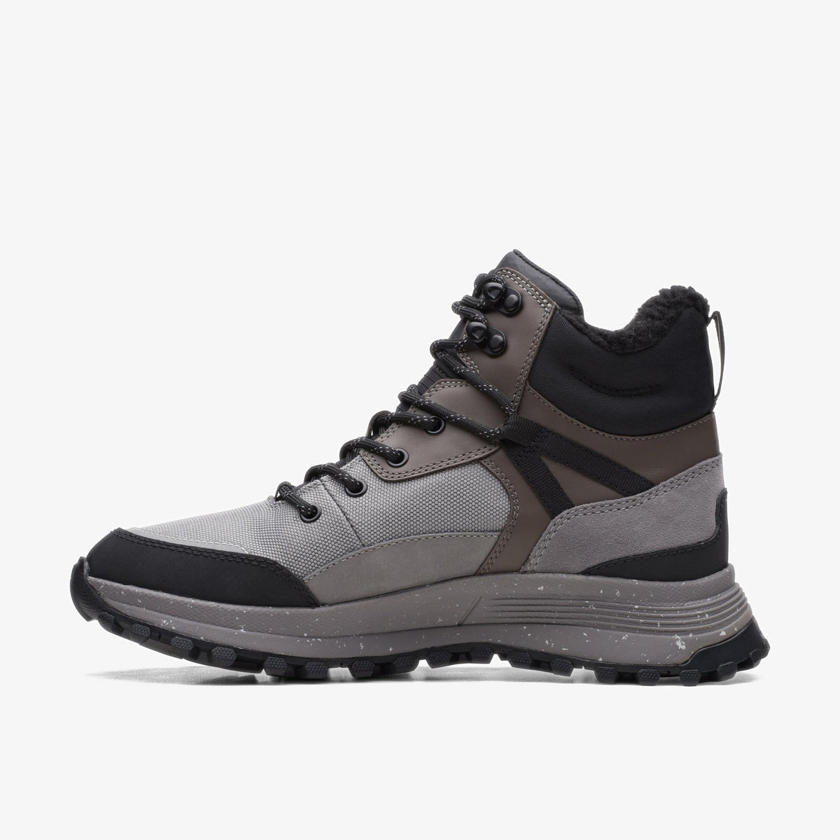 Clarks ATL Trek Sky GTX Women's Grey Leather/Suede/Textile 26167445 — side view