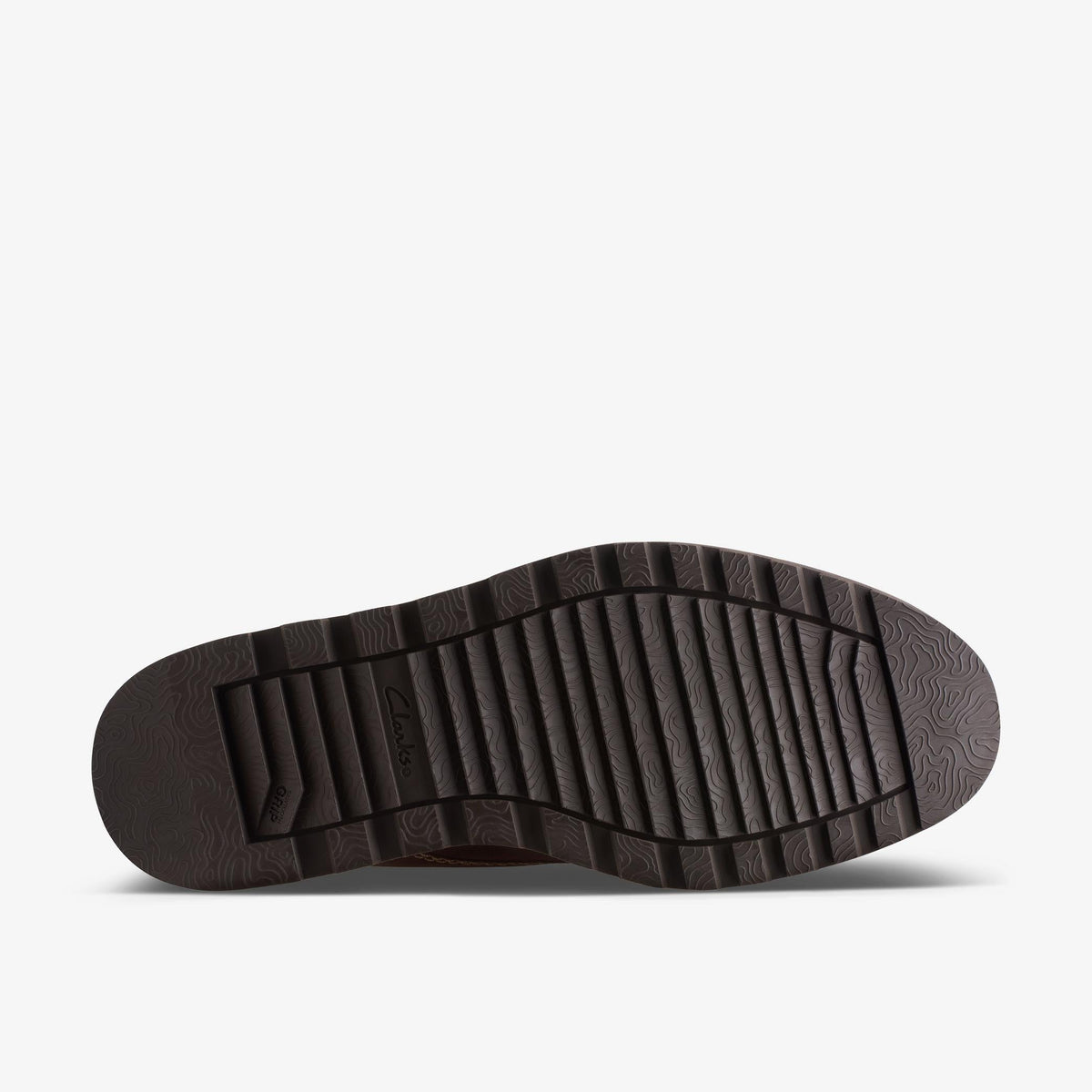 Clarks Barnes Mid Men's Dark Brown Suede 26167565 — rear view