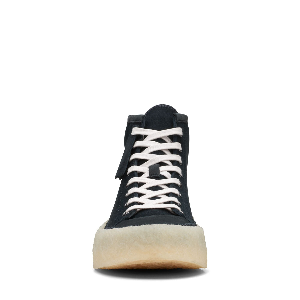 Clarks Originals Caravan Mid Men's Black Leather 26167697 — rear view