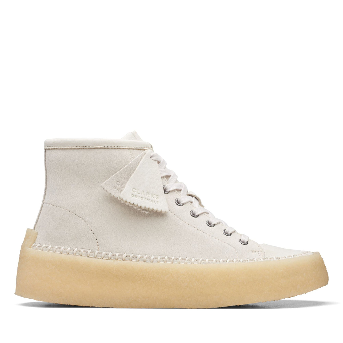 Clarks Originals Caravan Mid Men's White Suede 26167698