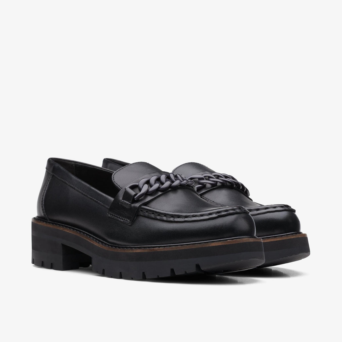 Clarks Orianna Edge Women's Black Leather 26167817 — sole view