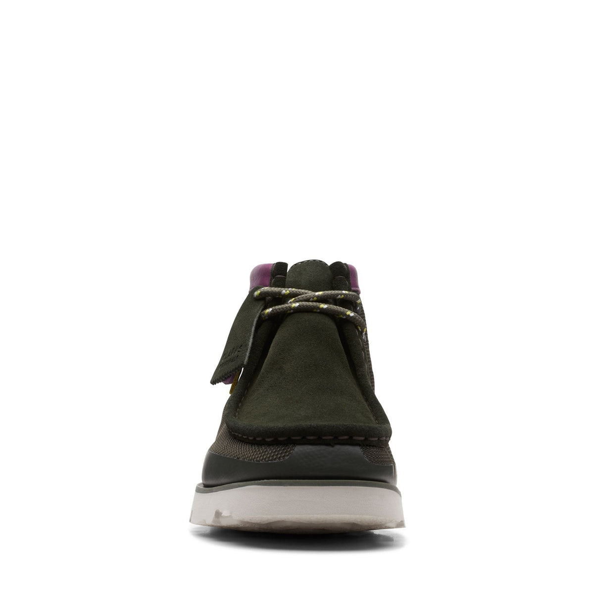 Clarks Originals Wallabee Boot 2.0 GTX Men's Green Combi Suede 26167866 — rear view