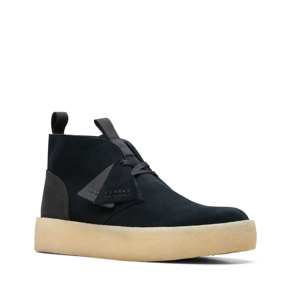 Clarks Originals Desert Cup Men's Black Suede 26167868 — side view