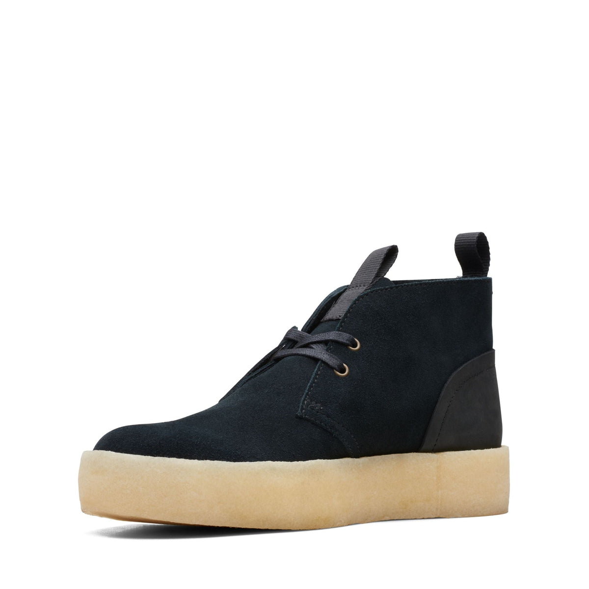 Clarks Originals Desert Cup Men's Black Suede 26167868 — sole view