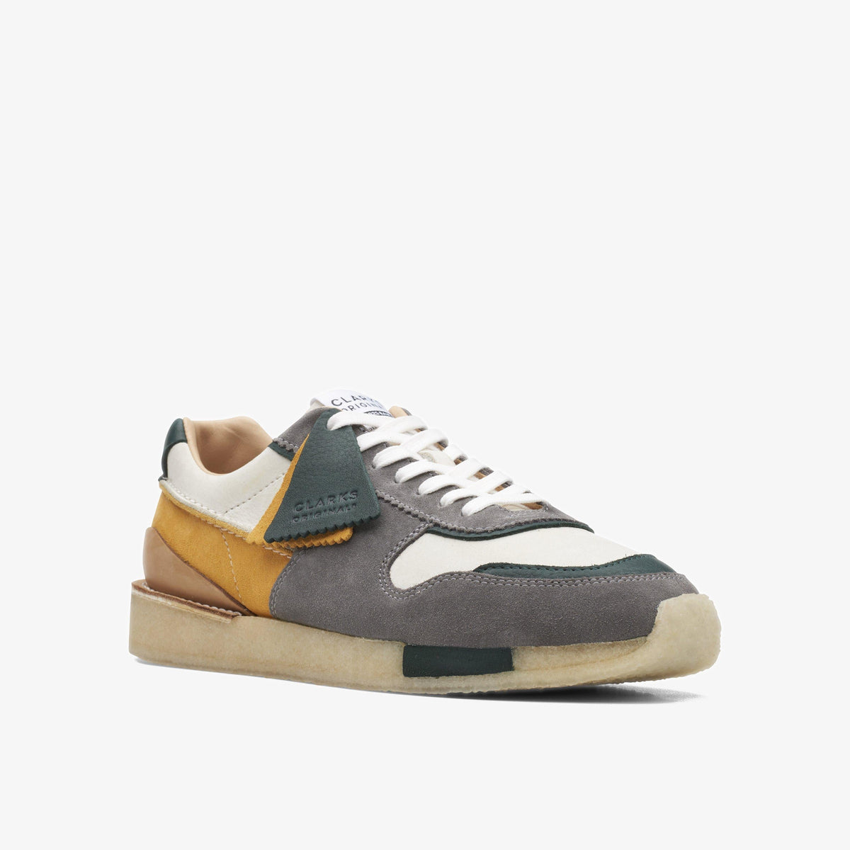 Clarks Torrun Men's Grey Combi 26167870 — rear view
