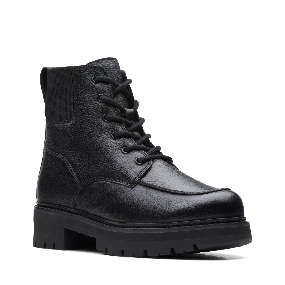 Clarks Orianna Mid Women's Black Leather 26167904 — side view