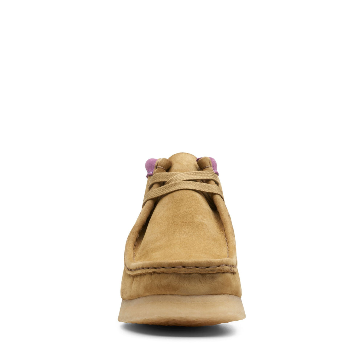 Clarks Originals Wallabee Boot Women's Oakmoss Combi 26167961 — rear view