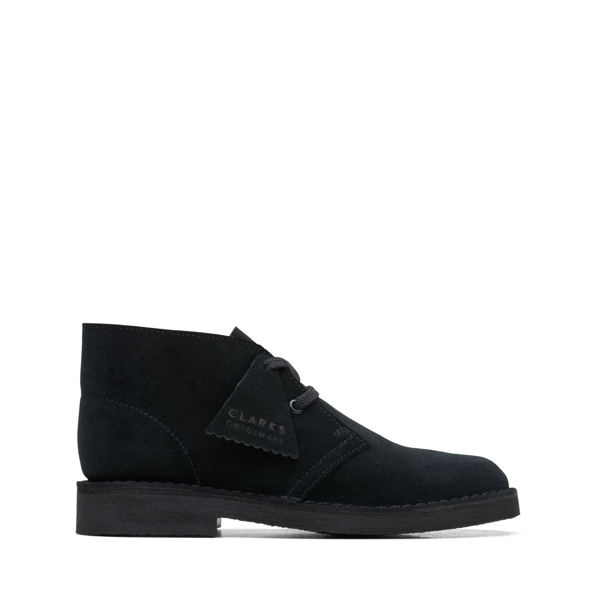 Clarks Originals Desert Boot Kids' Unisex Black Suede 26168039