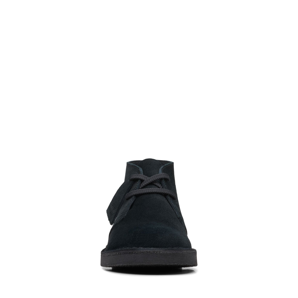 Clarks Originals Desert Boot Kids' Unisex Black Suede 26168039 — rear view