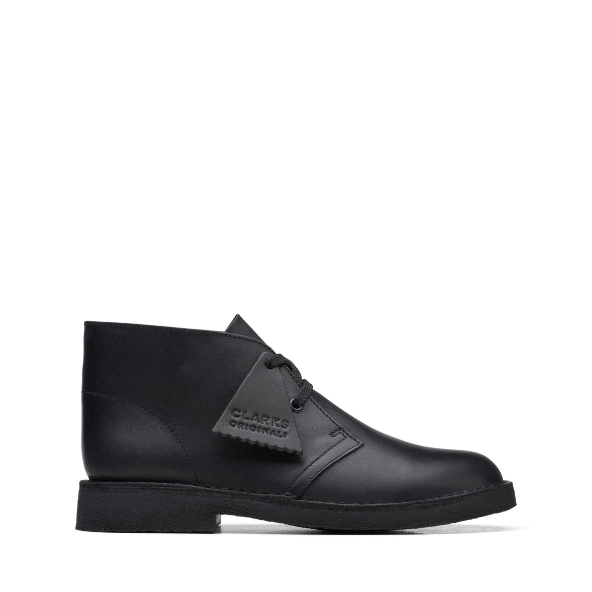 Clarks Originals Desert Boot Kids' Unisex Black Leather 26168040