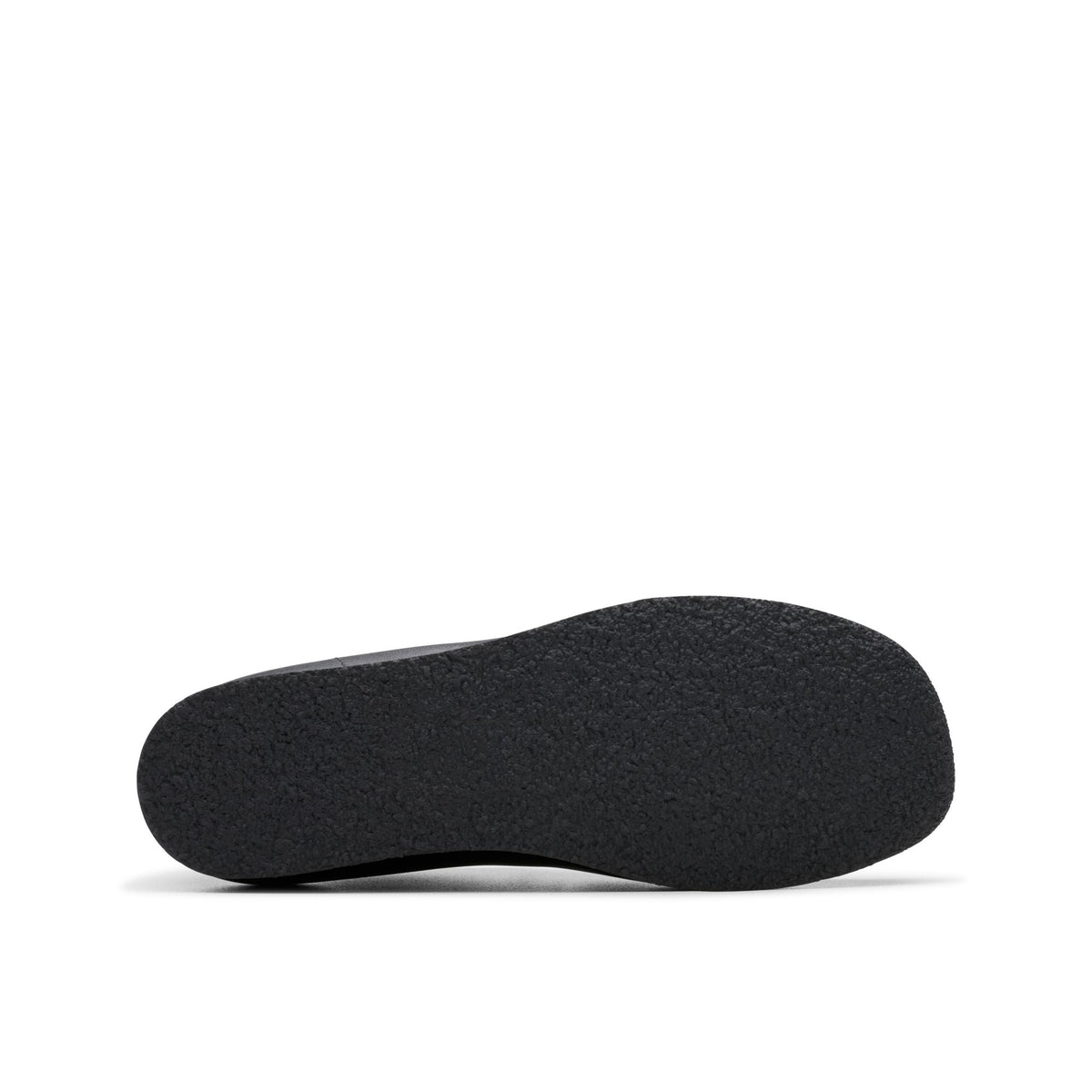 Clarks Originals Wallabee Boot Kids' Unisex Black Leather 26168041 — rear view
