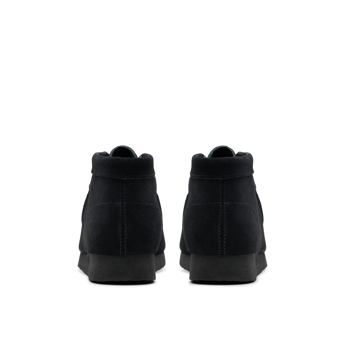 Clarks Originals Wallabee Boot Kids' Unisex Black Suede 26168044 — detail view