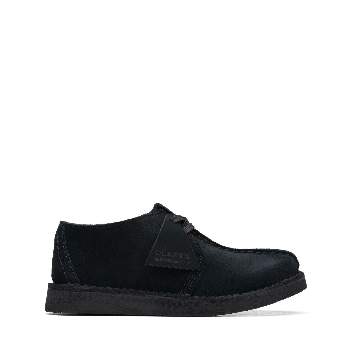 Clarks Originals Desert Trek Kids' Unisex Black Suede 26168046
