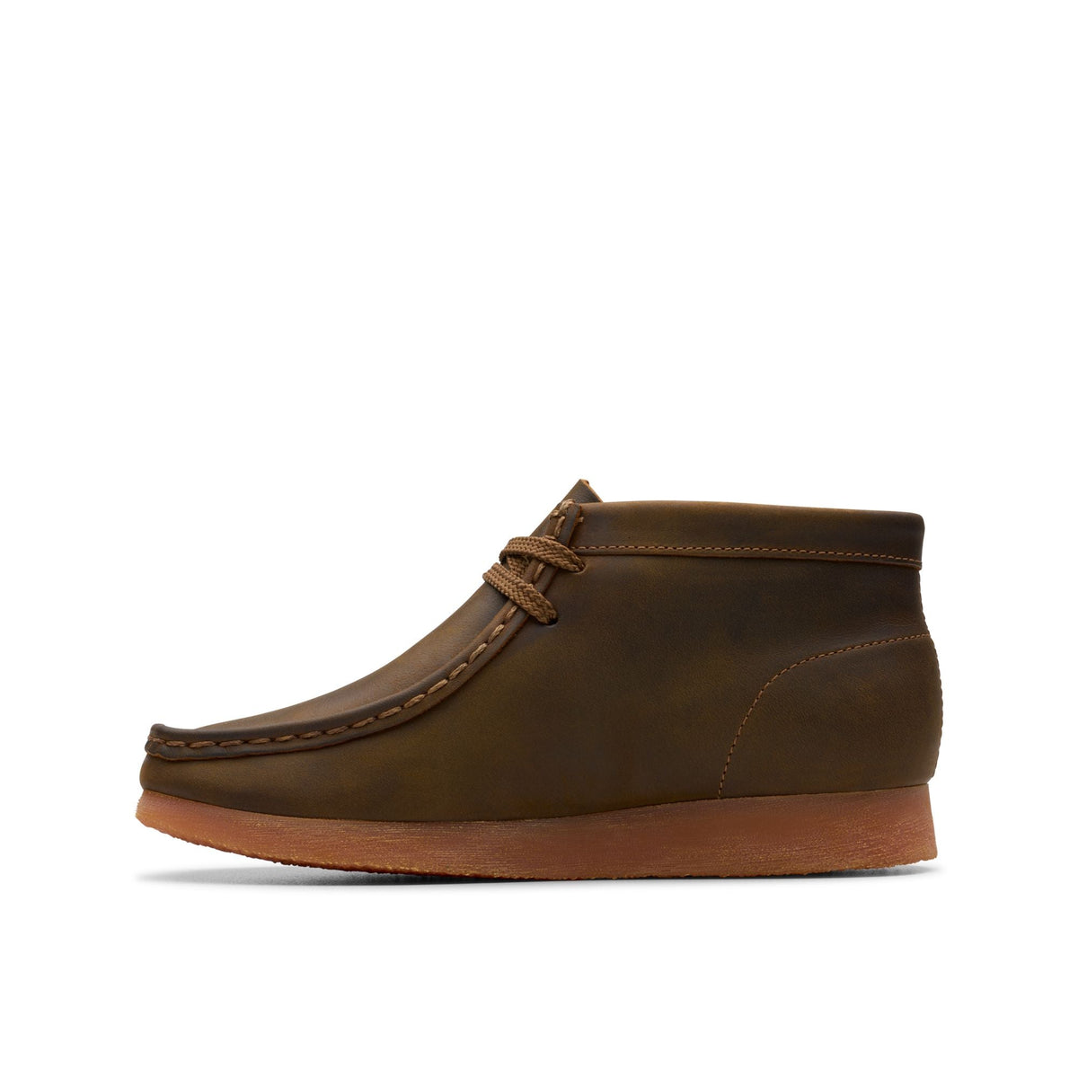 Clarks Originals Wallabee Boot Kids' Unisex Beeswax Brown Leather 26168134 - additional view 2