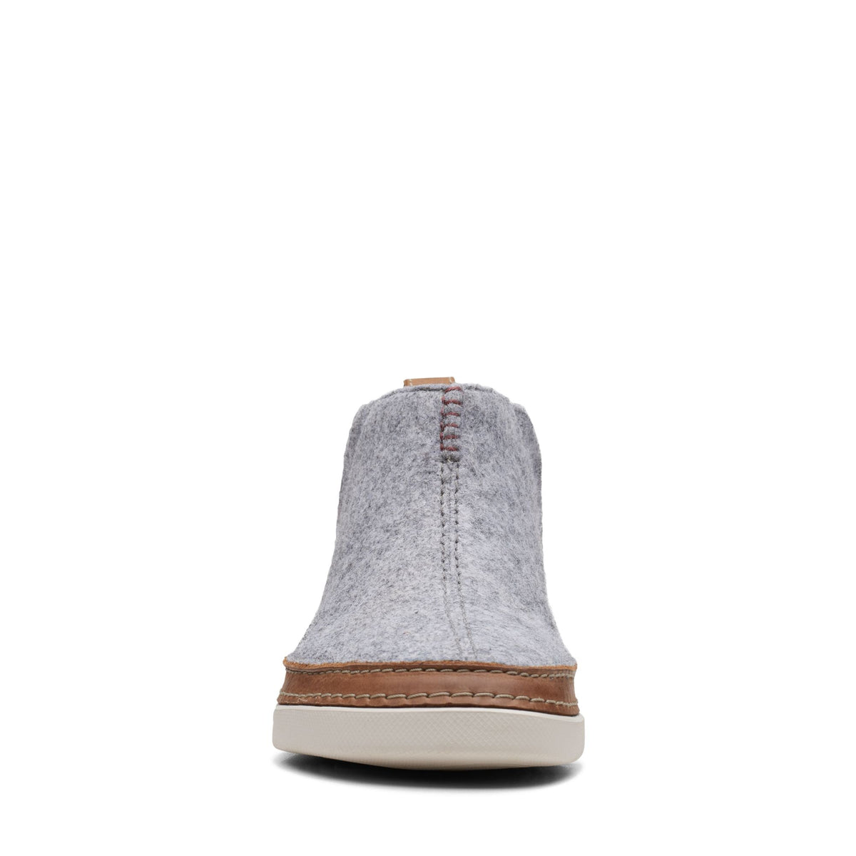 Clarks Gereld Easy Men's Grey Leather and Fabric 26168239 — rear view