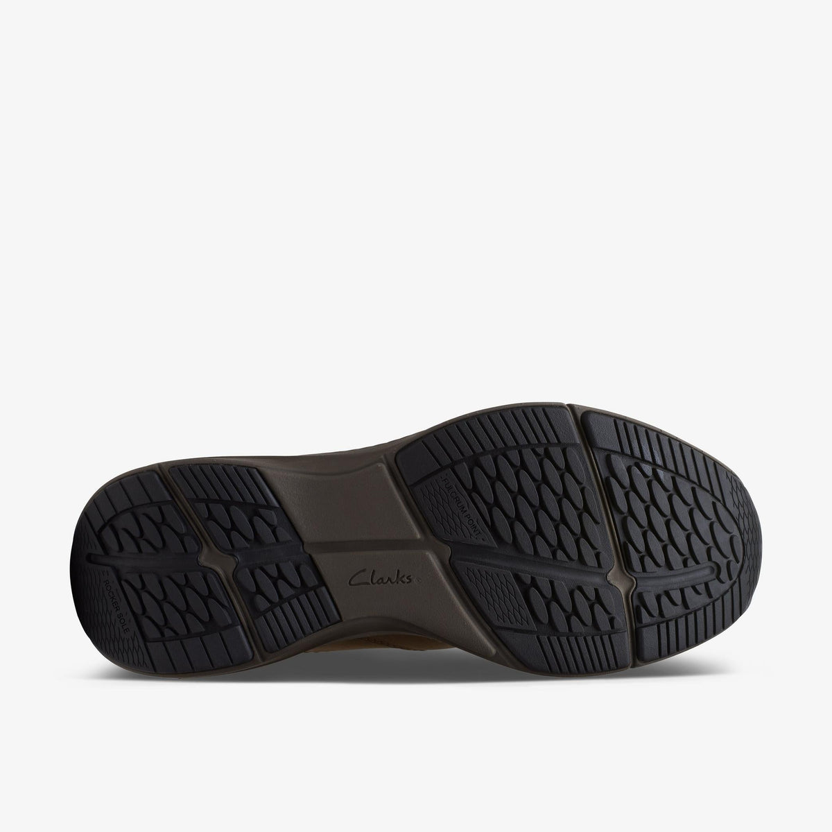 Clarks Wave 2.0 Edge Men's Dark Taupe Nubuck 26168306 — rear view