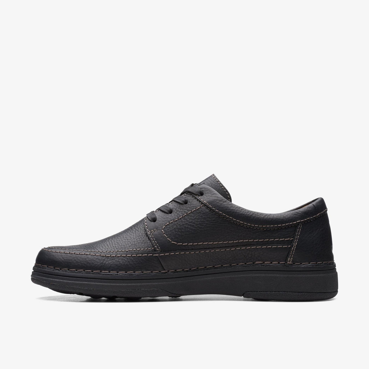 Clarks Nature 5 Lo Men's Black Leather 26168608 — side view
